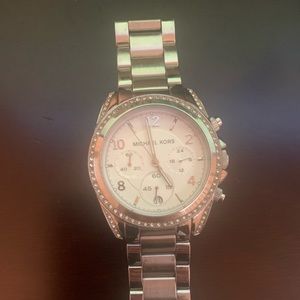 Michael Kors Blair Stainless Steel Chronograph Women’s Watch